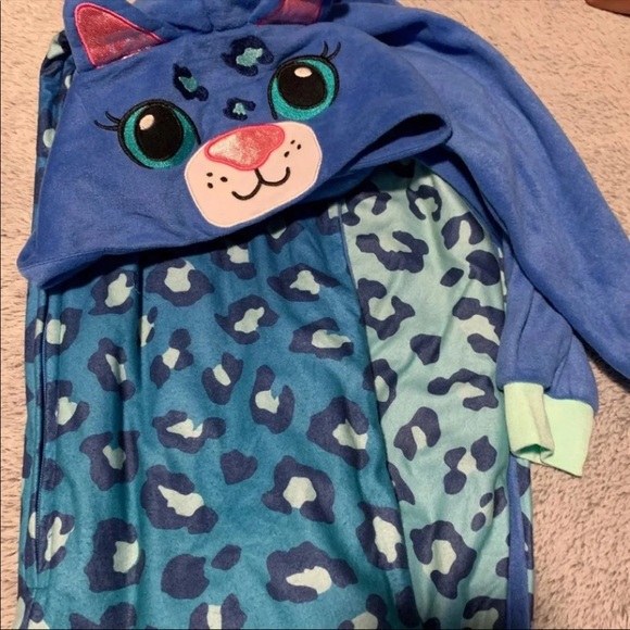 Cat & jack girls pajama onesie xsmall 4-5 - Picture 2 of 5